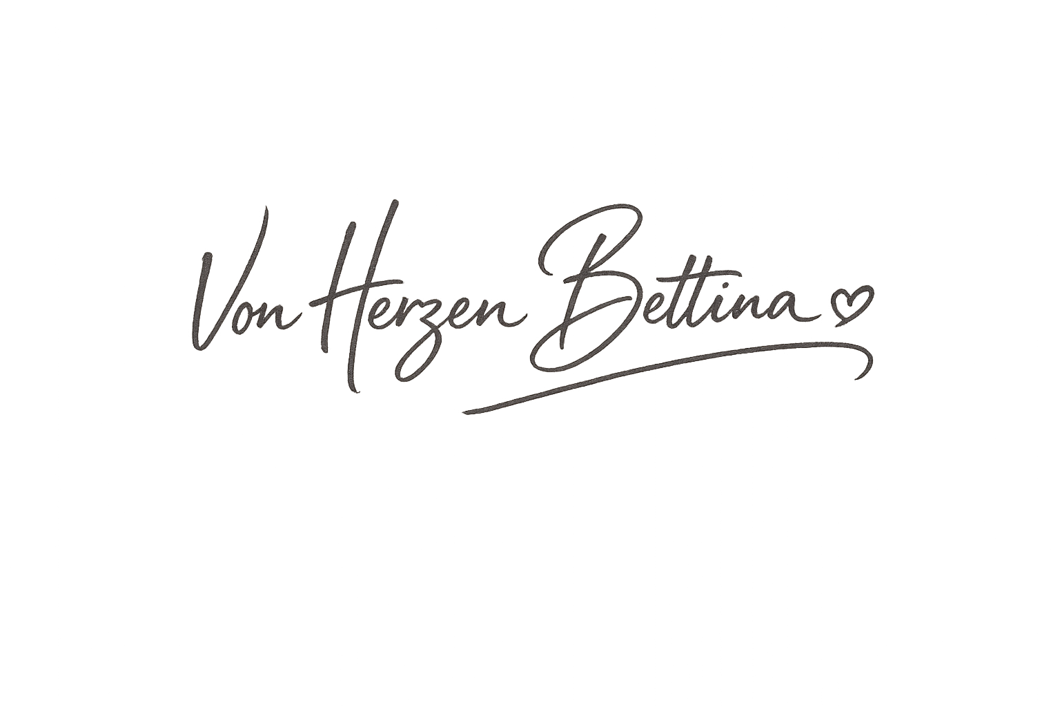 Unterschrift Bettina Wallisch